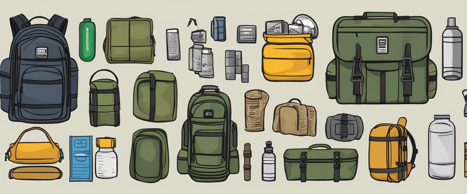 A bug out bag survival kit contains essential items for immediate survival, while a bug out bag is a larger, more comprehensive emergency preparedness kit